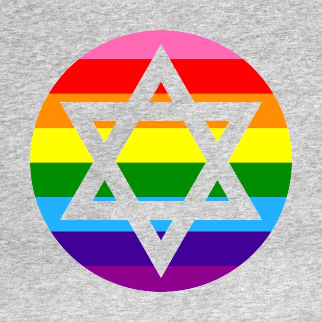 Pride Star of David by anomalyalice